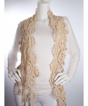 Bohomonde Laurel Cotton Crochet Tassel in Fashion Scarves