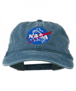 NASA Insignia Embroidered Pigment Dyed Cap - Navy - CQ11QLM7F51
