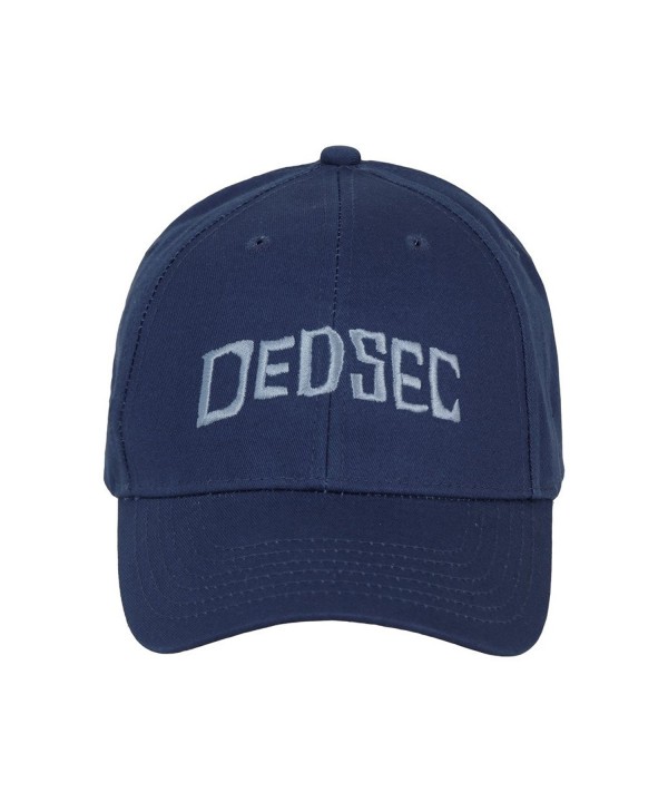 Watchdogs DedSec Hacking Group Adjustable Baseball Cap - Navy - C6185YIXTGC