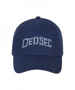 Watchdogs DedSec Hacking Group Adjustable Baseball Cap - Navy - C6185YIXTGC