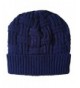 ZAONE Mens Winter Knitting Warm Hat Daily Slouchy Wool Beanie Skull Cap - Dark Blue - CI186IC0U50