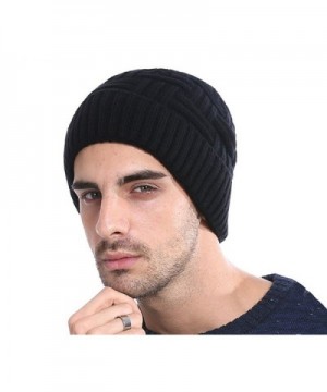 ZAONE Winter Knitting Slouchy Beanie in Men's Skullies & Beanies