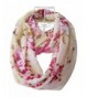 HONEYJOY Women Fashion infinity Flower Pattern Charming Print Shawl Scarf Wrap - Pink - C112NGGRNY6