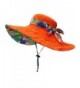 Womens Summer Flap Cover Cap Cotton Anti-UV UPF 50+ Sun Shade Hat Folding Sun Hat Beach Cap - Orange - C5183G262WW