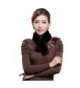 Mingxin real rabbit fur scarf concise slim style shawl warm collar shawl stole - Black - CI127LUCNKX