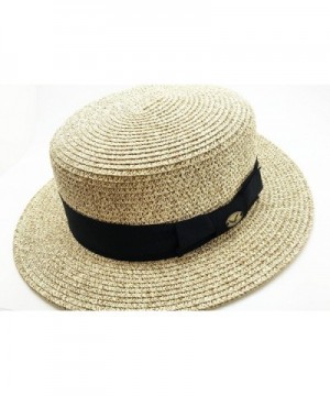 Summer Boater Fedora Gambler Natural