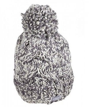 Olann Grey Bobble Hat Winter