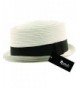 Summer Straw Derby Fedora Upturn