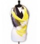 KnitPopShop Blanket Scarf Striped Oversized Plaid Tartan Scarves - Yellow and Black - CB186QN54DR