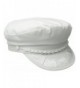 Aegean Unisex Cotton Greek Fisherman's Cap - White - CF11NT6N6WX