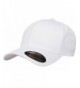 Flexfit Premium Original Blank Cotton Twill Fitted Hat XX-Large - White - C111WP90I71