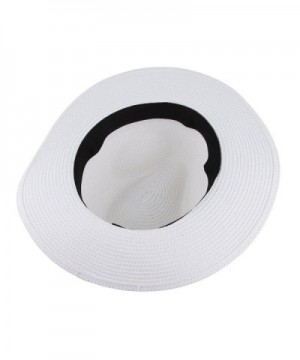 Gemvie Straw Fedora Trilby Panama