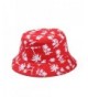 Zipper Graffiti Flat Bucket Hat with Coconut Tree Pattern Outdoor Hatsun Hat (red) - CZ12C2BMKYZ