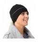 TrailHeads Women's Power Ponytail Hat - Reflective Winter Running Beanie - black/silver - CG11LTJX8IT