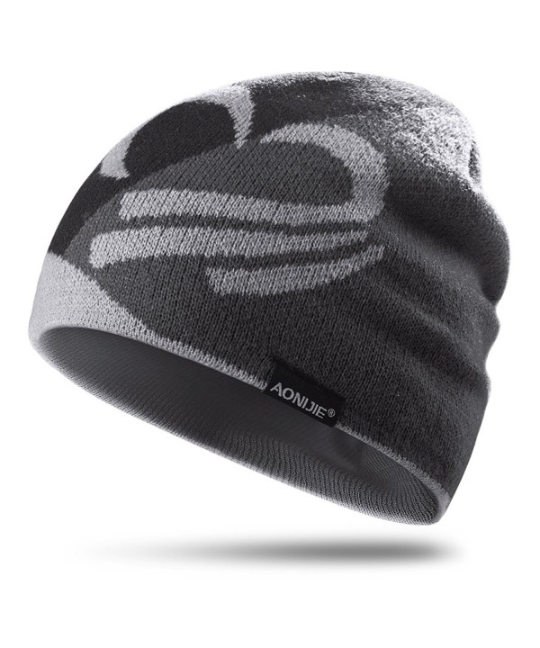 Winter Knit Beanie Sports Woolen Hat Warm Outdoors Cap Hiking Bicycling Running Cycling - Gary - CW187I52EKK
