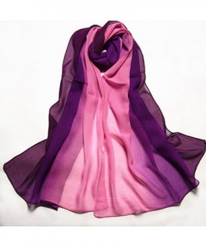 Fullkang Fashion Gradient Chiffon Purple