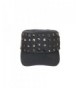 Adjustable Cotton Military Studded Charcoal in Women's Newsboy Caps