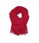 ADAMARIS Womens Solid Cashmere Tassel in Cold Weather Scarves & Wraps