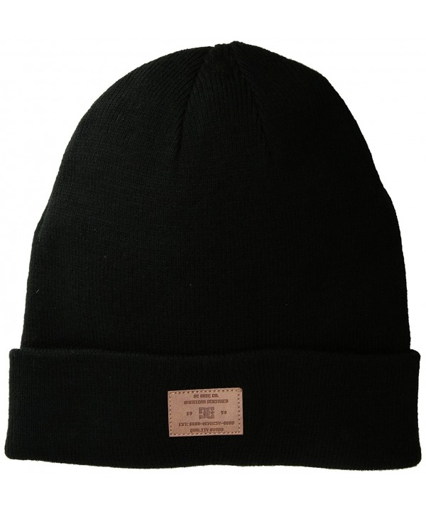 DC Men's Label Snow Beanie - Black - CY12O8RFH82