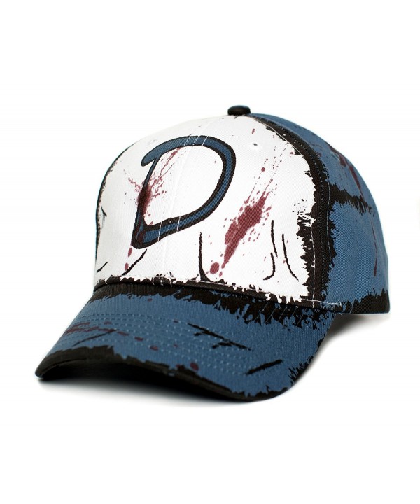 Clementine's Custom Blood Stain & Dirt Dead Zombies Cap Hat Unisex Slate - CF12O24U1M9