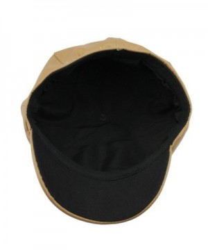 Bigood Fashion Leather Newsboy Berets