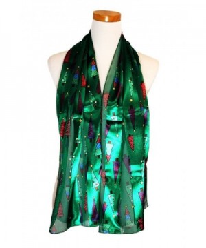 Christmas Tree - Christmas Scarf By Knitting Factory - Green-1755 - CZ187HUZ99A