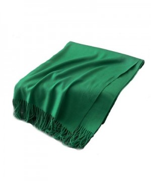 Dream Amy Female Gradient Color Imitation Cashmere Hair Shawls Scarves 250g(2) - Emerald Green - CU1889LS7GO