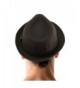 Fabric Fedora Stingy Curled Hat in Men's Fedoras