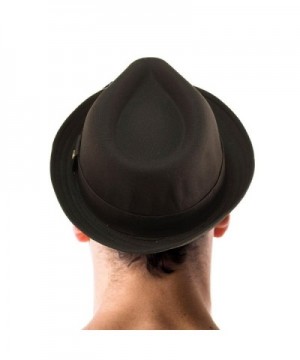 Fabric Fedora Stingy Curled Hat in Men's Fedoras