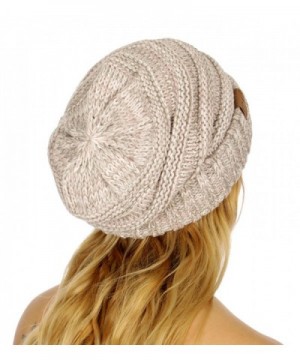 C C Tricolor Oversized Slouchy Beanie in Women's Skullies & Beanies