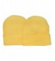 Great Deals! 2 Pack Knit Beanies / Neon Yellow - CP110OWX52V