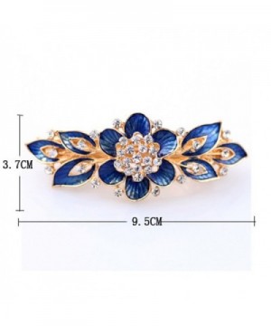 YAZILIND Accessory Shinning Barrette Hairpins Blue