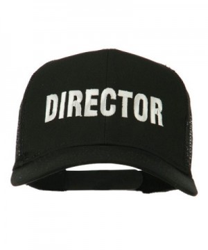 Director Embroidered Mesh Back Cap