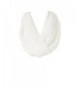 Women's New Light Weight Silky Soft Stole Fashion Infinity Loop Scarf - White - CV17YERCEDG