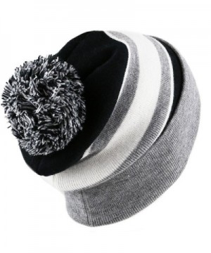 HAT DEPOT Unisex Winter Stripe in Men's Skullies & Beanies