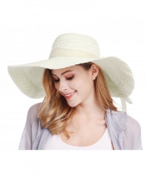 Bienvenu Women Large Straw Floppy in Women's Sun Hats