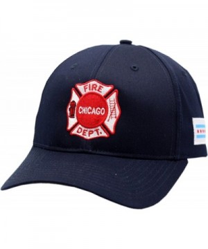 Chicago Fire Department Maltese Logo W/Chicago Flag Patch Velcro Back Hat-10780 - CI128PFA54X