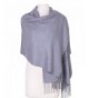 DRESSOLE Soft Cashmere Scarf for Women Chic Pashmina Shawls Scarves Poncho - Gray - C7188UW0AU6