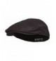 Men's Light Weight Newsboy Ivy Cap Flat Brim Hat (S/M- Brown) - CG12LBZY2FN