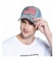 Bienvenu American Flag Rhinestone Jeans Denim Baseball Adjustable Baseball Cap Hat - Blue - CK11ZVBUW2V