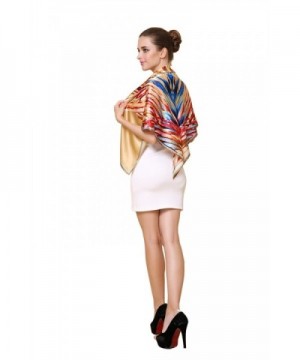 Fashion Square Floral Colorful Neckerchief in Fashion Scarves