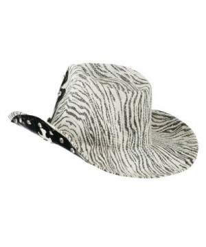 Zebra Cross Decal Cowboy Hat