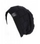 KLV Womens Mens Slouch Beanie Outdoor Ski Skull Cap Unisex Warm Knitted Hat - Black - CK12M7XCGBZ