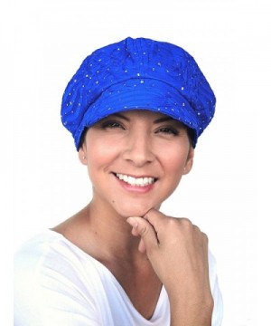 Turban Plus Glitter Sequin newsboy in Women's Newsboy Caps