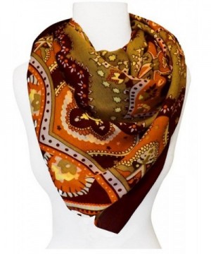 Peach Couture Weight Paisley Pashmina