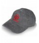 Wolverine Men's Curved Brim Baseball Cap - Gray/Red - CC17YI7MQ2M