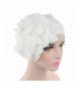 Litetao 2017 Women Flower Chemo Beanie Shower Scarf Turban Head Wrap Cap Headband - White - C21854CEY6I
