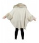Luxurious Trimmed Front Asymmetrical Beige in Wraps & Pashminas
