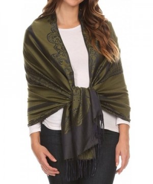 Sakkas 16116 Traditional Patterned Pashmina in Fashion Scarves