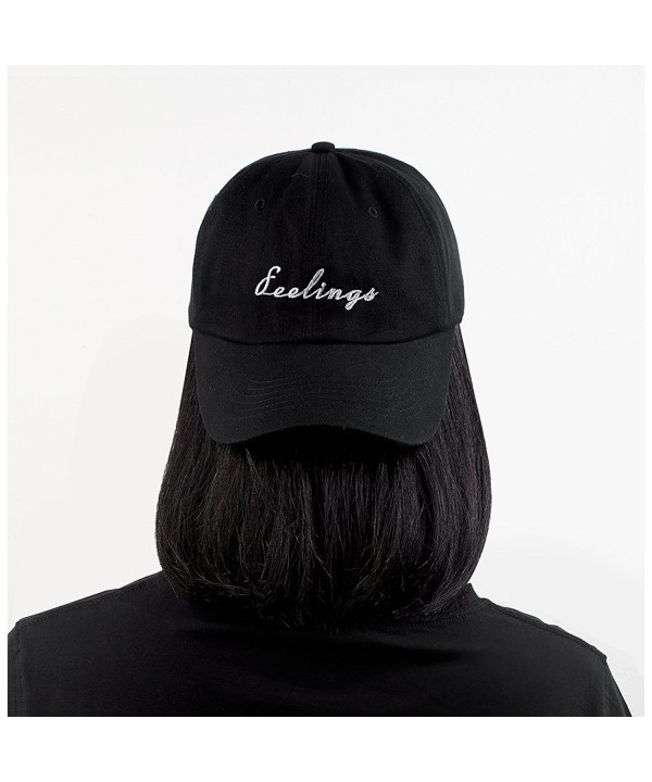 Feelings Cap Embroidered Dad Hat 100% Cotton Baseball Cap For Men And Women - CR17XXS7XY6